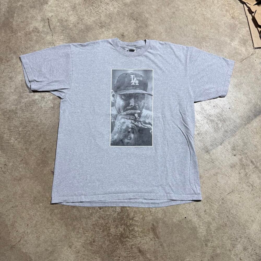 Y2K Cryptic Tattoo Shaka Wear Cholo Chicano LA Graphic T-Shirt